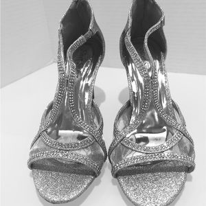 Silver Slipper 3” Dress Heels EUC